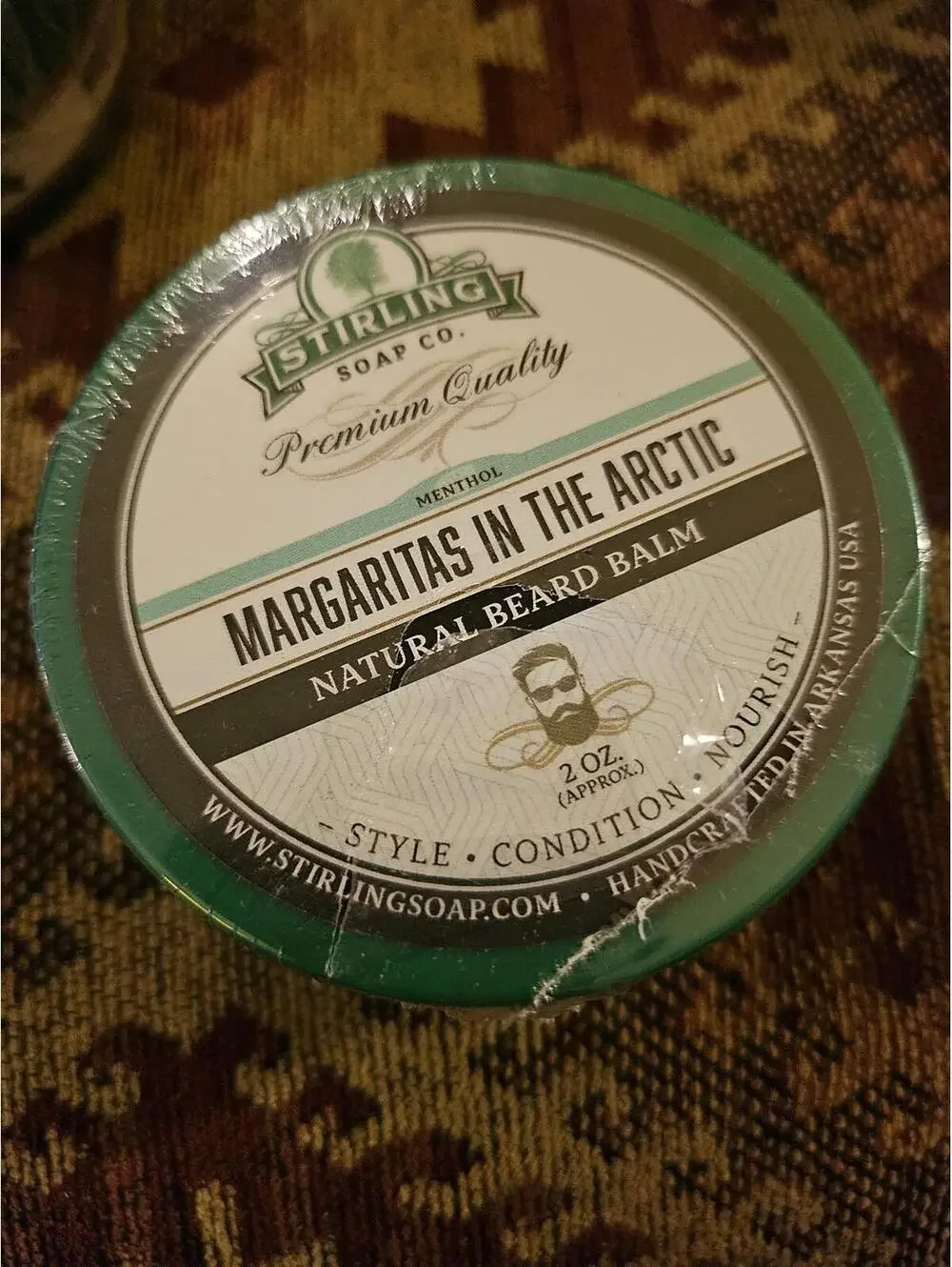 NEW - Stirling Soap Co. - Beard Balm - Margaritas In The Artic - no pick